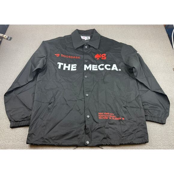 DoorDash Ace’s The Mecca NYC Coach Jacket Black XL - Picture 1 of 16